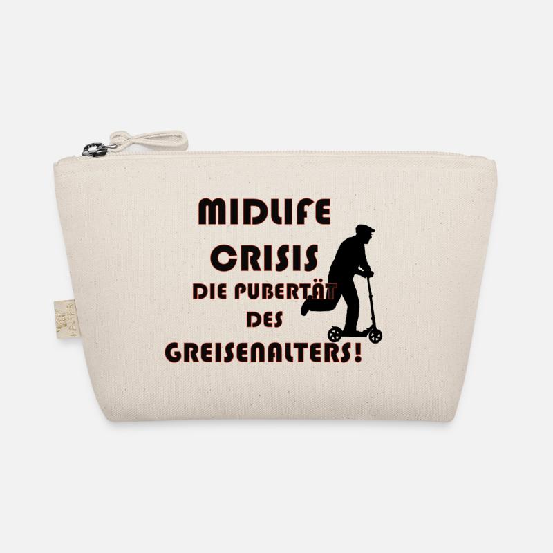 MIDLIFE CRISIS DIE PUBERTÄT DES GREISENALTERS - Bio-Täschchen - Natur