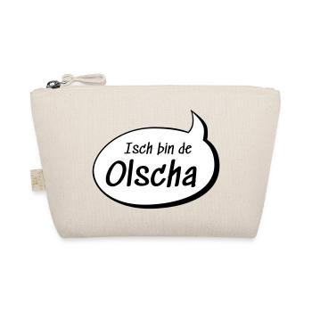Isch bin de Olscha Olga auf sächsisch lustig - Bio-Täschchen - Natur - Vorne