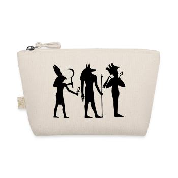 Egyptian hieroglyphic script in the pyramids of - Organic Pouch - nature - Front