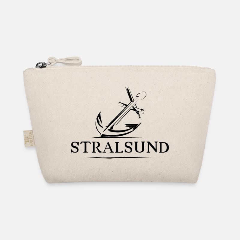 Stralsund Anchor Symbol Anchor Illustration Logo Organic Pouch