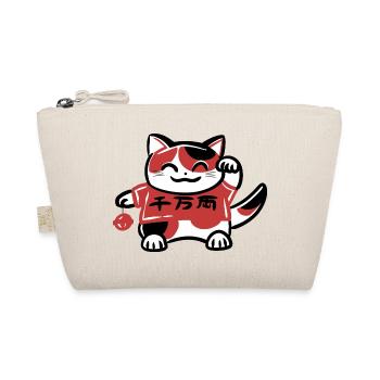 Chat calicot japonais Maneki Neko - Trousse biologique - nature - Devant