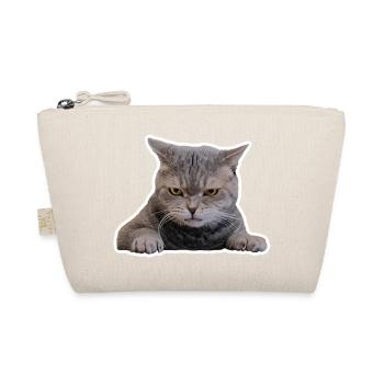 Doux chat féroce - visage (cadeau) - Trousse biologique - nature - Devant