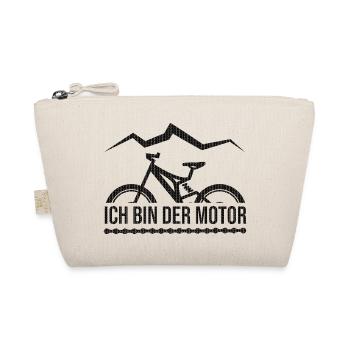 ICH BIN DER MOTOR - Mountainbike - Fahrrad - Bio-Täschchen - Natur - Vorne