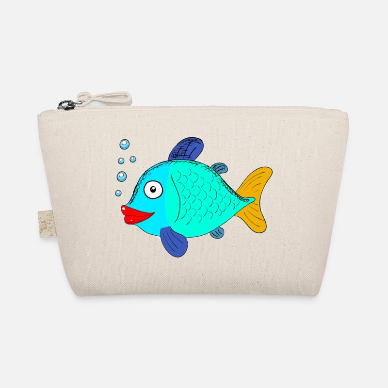 fish with blubber bubbles Organic Pouch