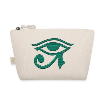Egipt Hieroglyphen - Bio-Täschchen - Natur - Vorne