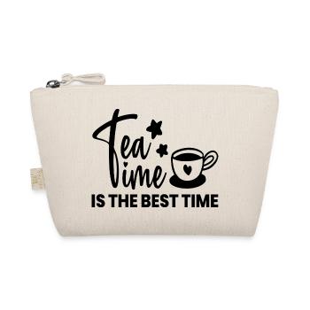 TEA TIME 2png - Bio-Täschchen - Natur - Vorne