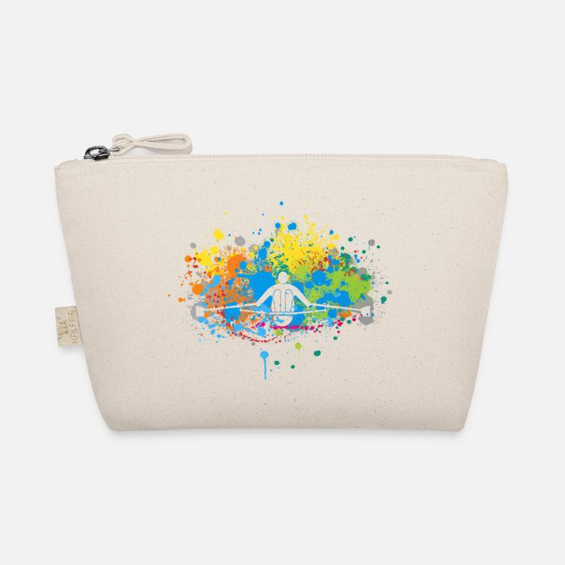 Farbkleckse Rudern Bio-Täschchen