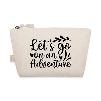 lets go on an adventure - Organic Pouch - nature - Front