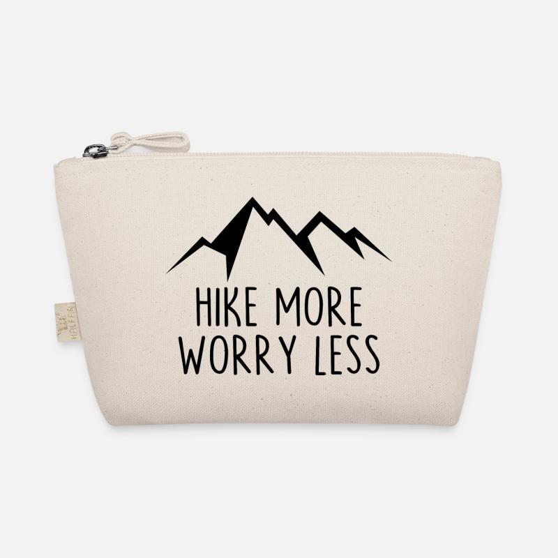 Hike More Worry Less Organic Pouch