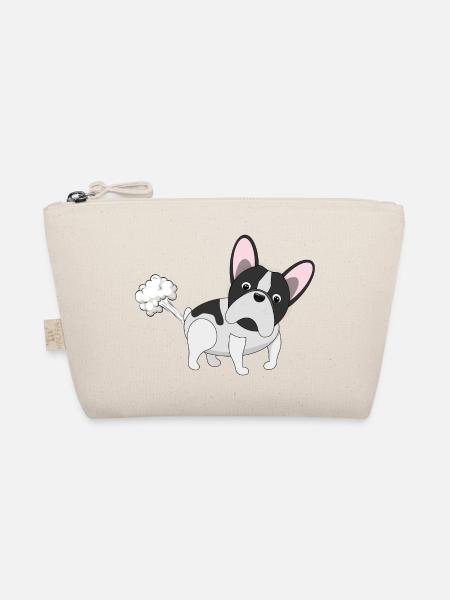 Bully farts - French Bulldog - Organic Pouch - nature
