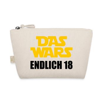 18. Geburtstag Das wars Endlich 18 - Bio-Täschchen - Natur - Vorne