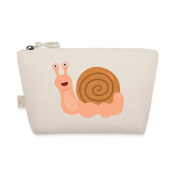 Schnecke - Bio-Täschchen - Natur - Vorne