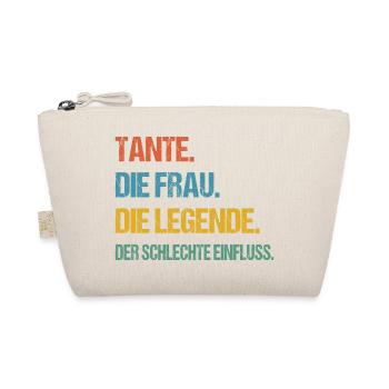 Tante Die Frau Die Legende Beste Tante - Bio-Täschchen - Natur - Vorne