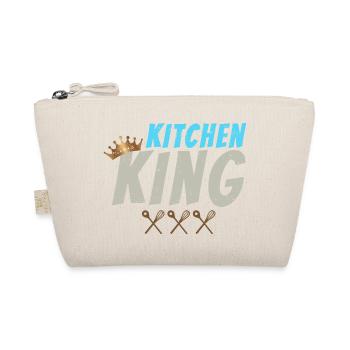 Kitchen King for vintage chefs and home cooks - Organic Pouch - nature - Front