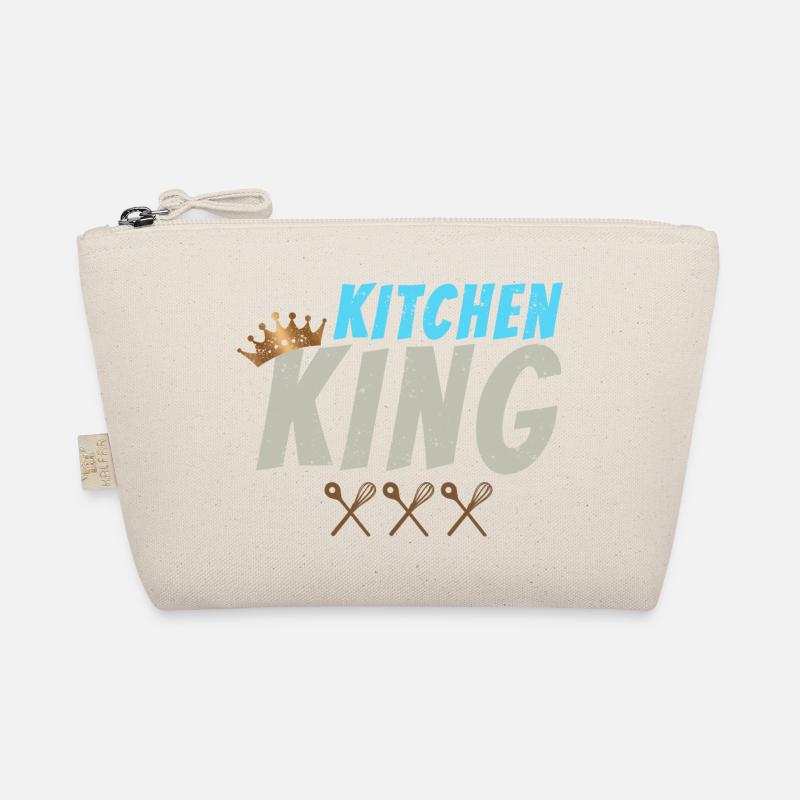 Kitchen King für vintage Köche und Hobbyköche - Bio-Täschchen - Natur