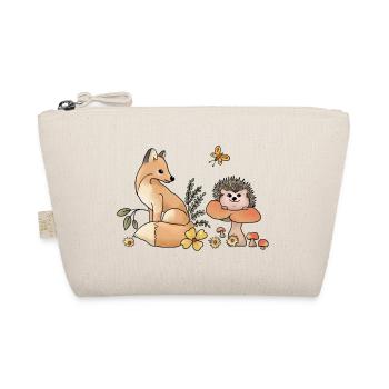 Fuchs und Igel - Bio-Täschchen - Natur - Vorne