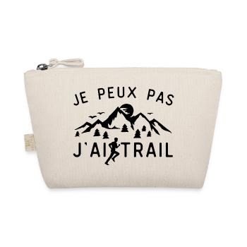 je peux pas j ai trail cadeau homme - Trousse biologique - nature - Devant