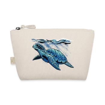 Sea Turtle illustration - Meeres Schildkröte - Bio-Täschchen - Natur - Vorne