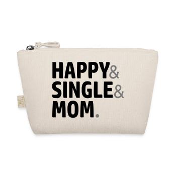 Logo Single Mom - Organic Pouch - nature - Front