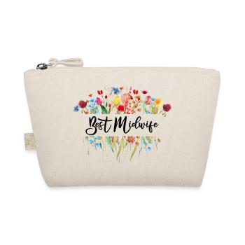 Best Midwife in the World Obstetrician Birth - Organic Pouch - nature - Front