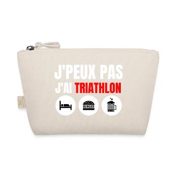 triathlon, triathlon sport, triathlon humour - Trousse biologique - nature - Devant