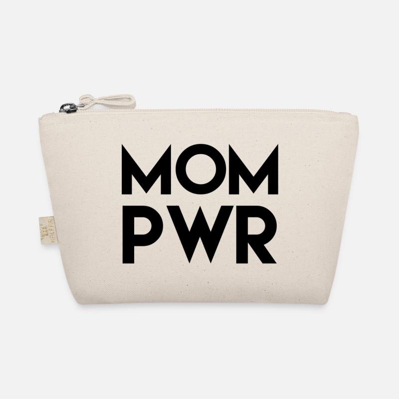 MOM PWR Mama Power Muttertag Beste Mama Bio-Täschchen