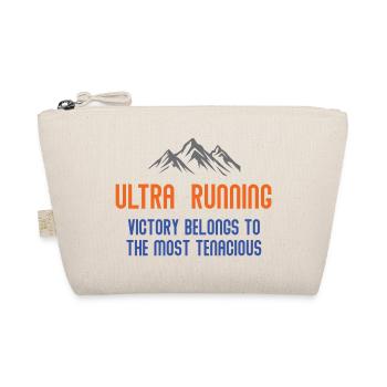 Ultra RunningVictory Belongs to the Most Tenacious - Organic Pouch - nature - Front