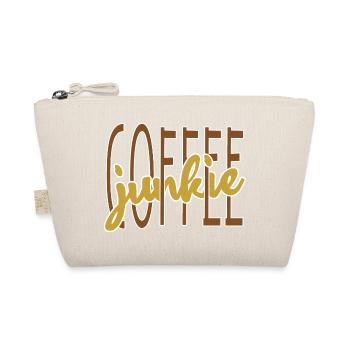 Coffee drinker coffee saying coffee lover - Organic Pouch - nature - Front