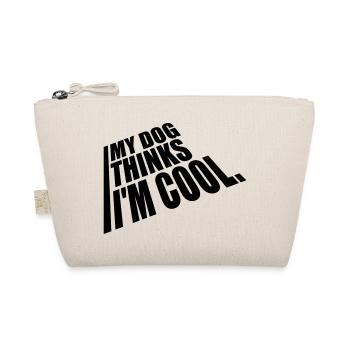 Dog thinks im cool - Bio-Täschchen - Natur - Vorne