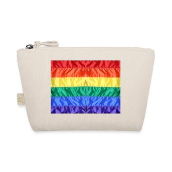 Rainbow Flag Gay Pride LGBT LGBTQ Pride - Organic Pouch - nature - Front