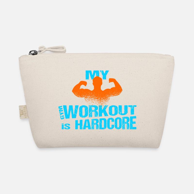 Gym Workout Man Training Organic Pouch