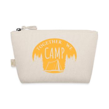 Together we camp - Camping Trees Forest Mountains - Organic Pouch - nature - Front