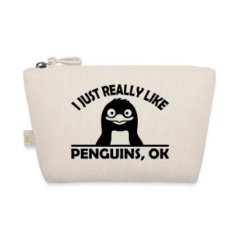 J’aime juste les pingouins - Trousse biologique - nature - Devant