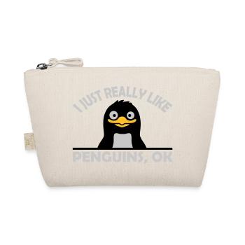 J’aime juste les pingouins - Trousse biologique - nature - Devant
