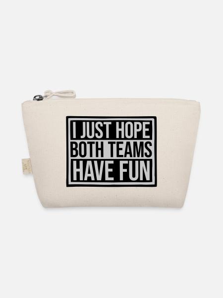 Both Teams Have Fun - Bio-Täschchen - Natur - Vorne