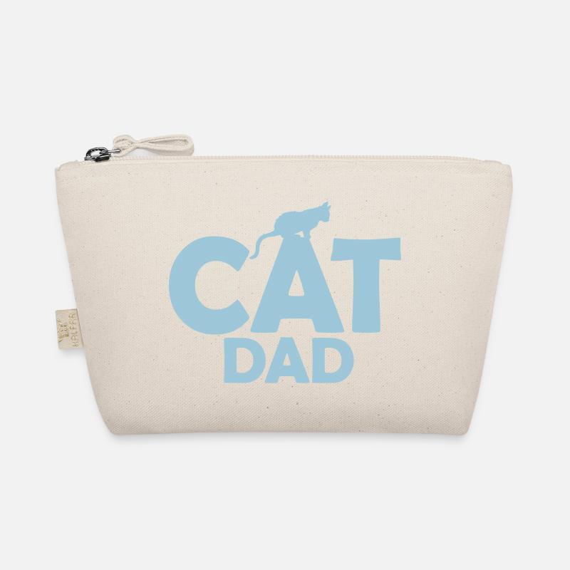 Conception du logo Cat Dad Trousse biologique