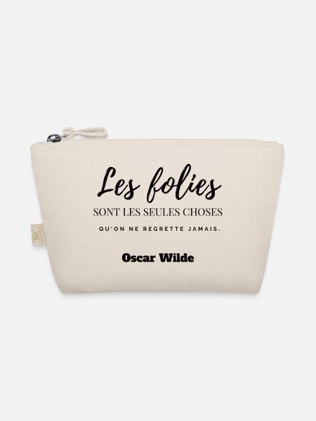 T shirt Oscar Wilde - Trousse biologique - nature