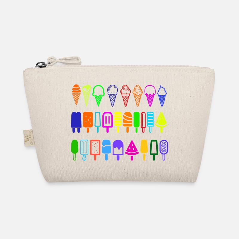 Crème glacée avec style dans de nombreuses couleurs Trousse biologique