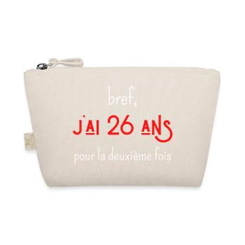 bref j'ai un 26 ans pour la deuxième fois - Trousse biologique - nature - Devant