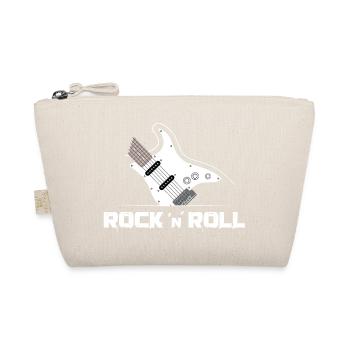 e guitar Symbol Gitarre music musician rock n roll - Bio-Täschchen - Natur - Vorne