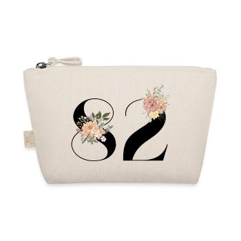 82nd Anniversary Flowers (Gift of 82 years) - Organic Pouch - nature - Front