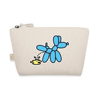 Balloon Artist Funny Balloon Animal Peeing Dog - Organic Pouch - nature - Front