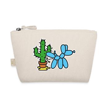 Balloon Artist Funny Balloon Animal Peeing Dog - Organic Pouch - nature - Front