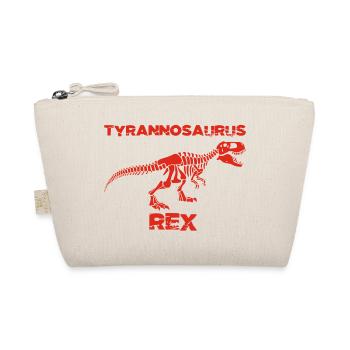 Red tyrannosaurus skeleton - Organic Pouch - nature - Front