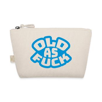 old AF Text Logo - Organic Pouch - nature - Front