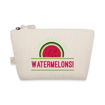 Wirklich wie Melonen, Sommerfrüchte, Wassermelonen - Bio-Täschchen - Natur - Vorne