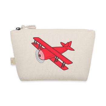 Aircraft Biplane - Organic Pouch - nature - Front