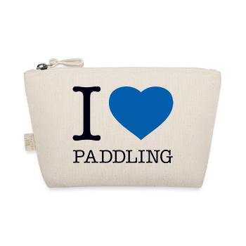 I LOVE PADDLING Kayak Paddle - Organic Pouch - nature - Front