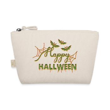 Halloween scary witch horror ghost monster - Organic Pouch - nature - Front
