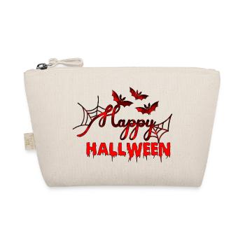 Halloween scary witch horror ghost monster - Organic Pouch - nature - Front